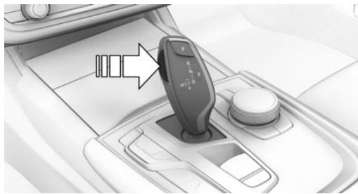 BMW X4 (2020) - Annuler le verrouillage de la manette de selection - 1