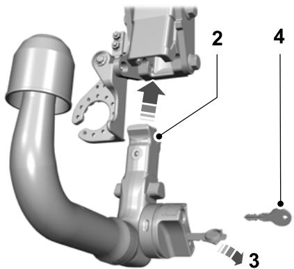 FORD Explorer (2021) - Fixation du bras de boule de remorquage - 2
