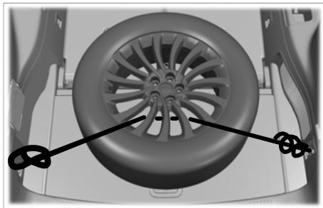 FORD Explorer (2021) - Rangement du pau dégonflé - 2