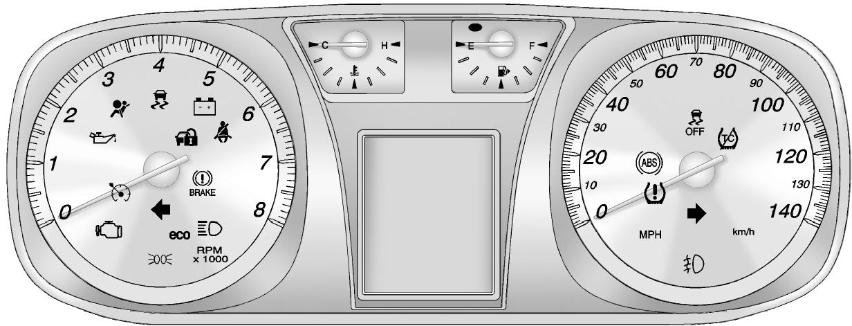 GMC Terrain (2014) - Combé d'instruments - 1