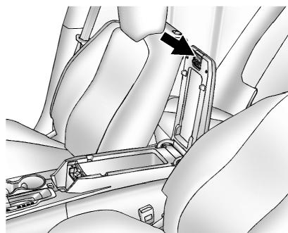 GMC Terrain (2014) - Rangement de la console centrale - 1