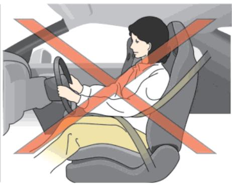 NISSAN GT-R Phase 5 (2017) - PRECAUTIONS À PRENDRE AVEC LES CEINTURES DE SECURITÉ - 2