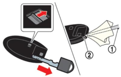 NISSAN GT-R Phase 5 (2017) - Comment retirer l'interrupteur à fusible de stockage prolongé : - 1