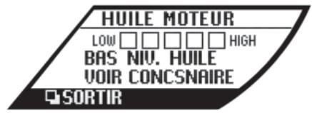 NISSAN GT-R Phase 5 (2017) - Lorsque le niveau d'huile est normal - 2