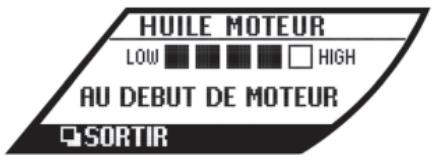 NISSAN GT-R Phase 5 (2017) - Lorsque le niveau d'huile est normal - 1