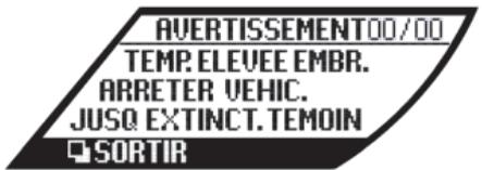 NISSAN GT-R Phase 5 (2017) - AVERTISSEMENT DE TEMPERATUREÉLEVÉE D'HUILE DE TRANSMISSION - 1