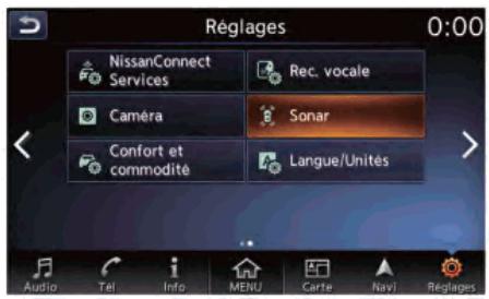 NISSAN GT-R Phase 5 (2017) - TOUCHE DE DÉSACTIVATION DU SYSTème SONAR - 1