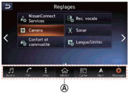 NISSAN GT-R Phase 5 (2017) - COMMENT ACTIVER ET DÉSACTIVER LES LIGNES DE RECURL ESTIMÉES - 1