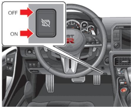 NISSAN GT-R Phase 5 (2017) - TOUCHE DE COMMANDE DE SON D'ÉCHAPPEMENT (si le vehicule en est équipé) - 1