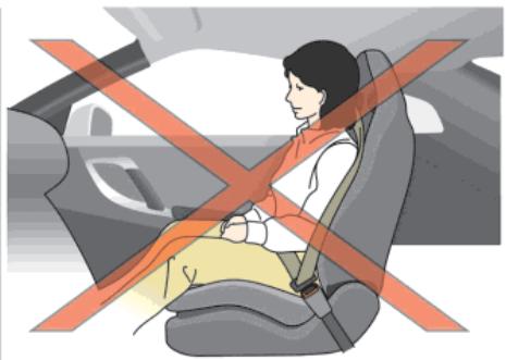 NISSAN GT-R Phase 5 (2017) - PRECAUTIONS À PRENDRE AVEC LES CEINTURES DE SECURITÉ - 4