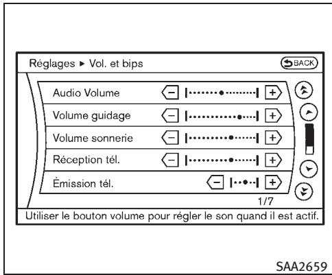 INFINITI EX (2010) - Réglages du Bluetooth (pour les modèles avec système de navigation) - 1