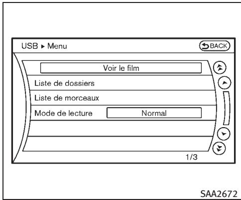 INFINITI EX (2010) - Texte (modèles sans système de navigation) : - 1
