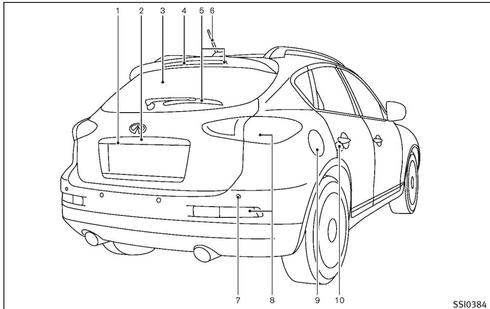 INFINITI EX (2010) - SIÈGES, CEINTURES DE SÉCURITÉ ET SYSTÈMES DE RETENUE SUPPLÉMENTAIRE (SRS) - 3
