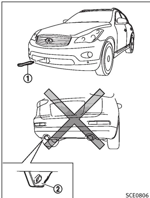 INFINITI EX (2010) - PRÉCAUTION - 1