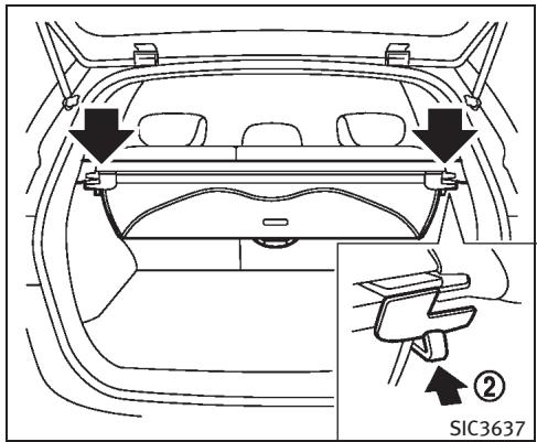 INFINITI EX (2010) - HOUSSE DE CHARGEMENT (si le véhicule en est équipé) - 1