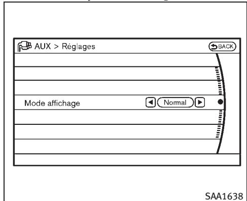 INFINITI EX (2010) - PRISES D'ENTRÉE AUXILIAIRE (modèles avec système de navigation) - 2