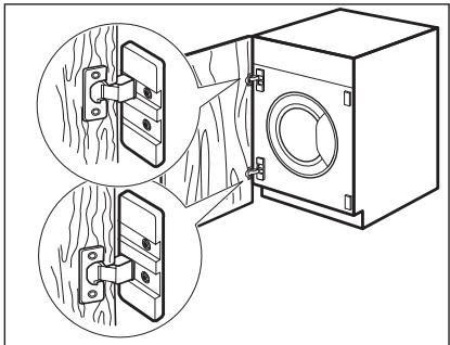 ELECTROLUX EW8W1684BI - Préparation et assemblage de la porte du meuble - 1
