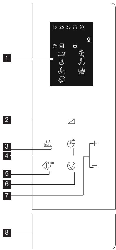 ELECTROLUX LMS2253TM - Bandeau de commande - 1