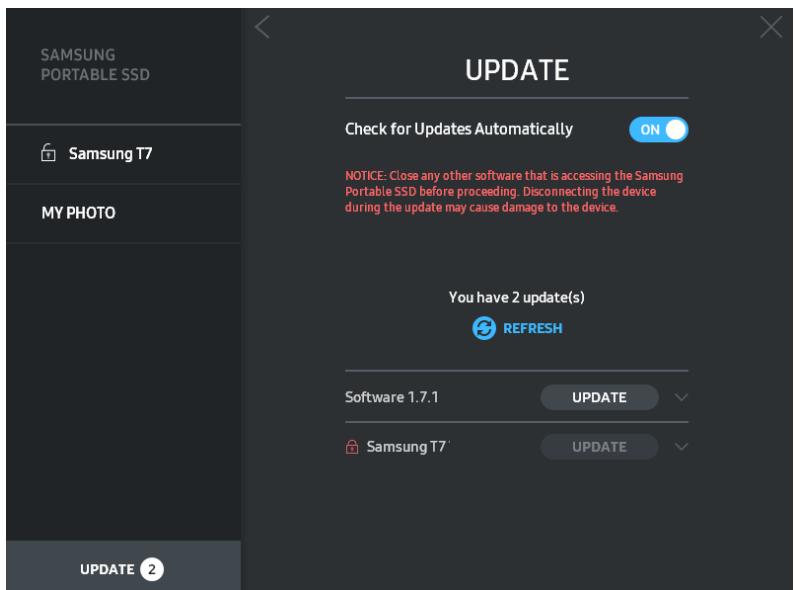 SAMSUNG MUPC500T - Mise à jour du logiciel et du microcode du produit - 2