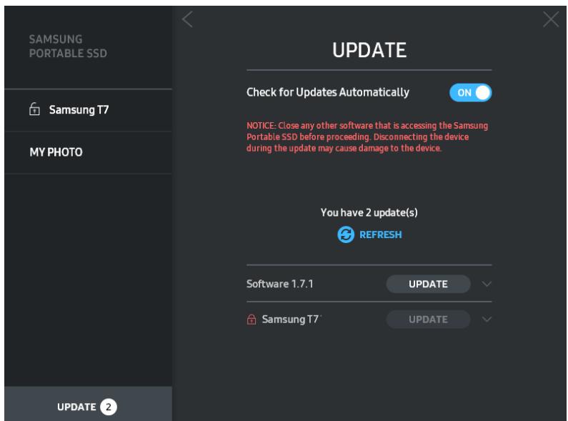 SAMSUNG MUPC2T0R - Mise à jour du logiciel et du microcode du produit - 2