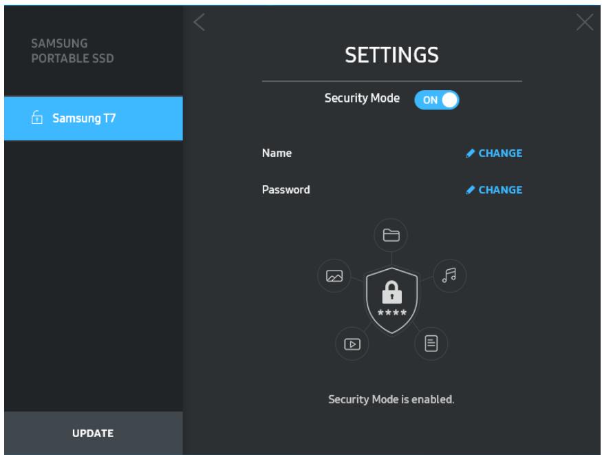 SAMSUNG MUPC2T0R - Mode de sécurité - 1