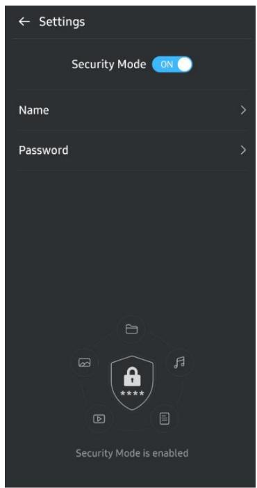 SAMSUNG MUPC2T0H - Écran Paramètres - 2
