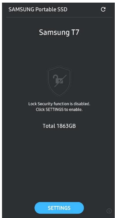 SAMSUNG MUPC2T0T - Écran d'accueil - 1
