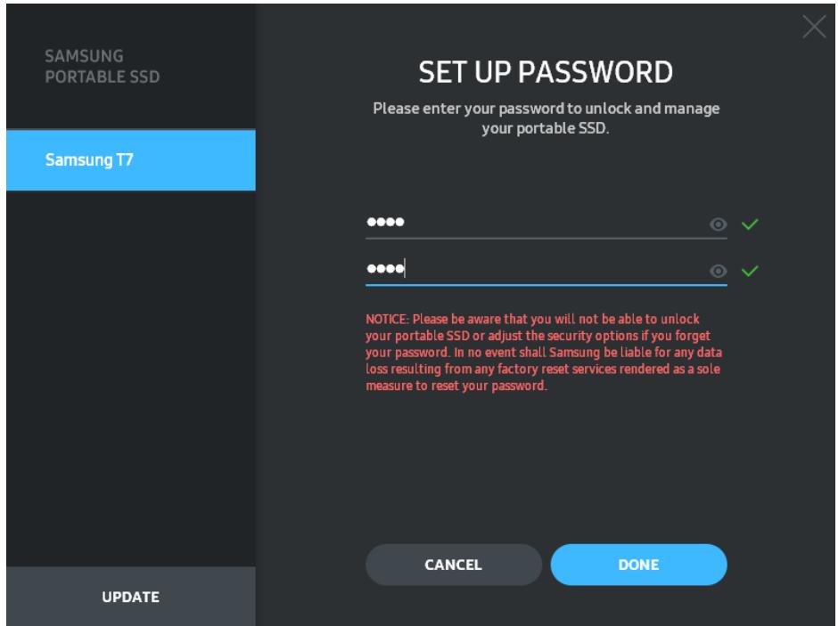 SAMSUNG MUPC2T0T - - Sécurité par mot de passer - 1