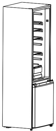 CALIFORNIA CRF262CBW11 - Dépose des PORTES - 3