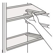 CALIFORNIA CRF262CBW11 - Démonter le tiroir du bas - 1