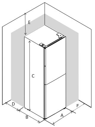 CALIFORNIA CRF262CBW11 - Emplacement - 1