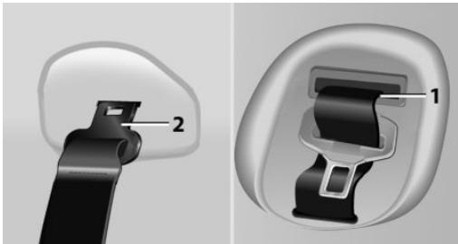 MINI Countryman (2014-2017) - Support de ceinture sur ciel de pavillon - 1