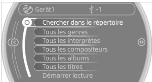 MINI Countryman (2014-2017) - Démarrage de la recherche des plages musicales - 2