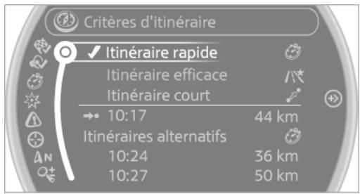 MINI Countryman (2014-2017) - Modification des critères de l'itinéraire - 1