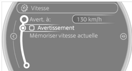 MINI Countryman (2014-2017) - Activation et désactivation de la limite - 1