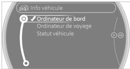 MINI Countryman (2014-2017) - Affichage sur l'écran de contrôle - 1