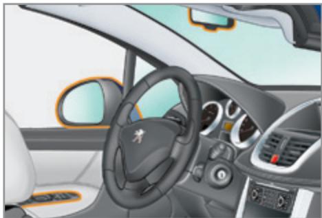 PEUGEOT 207 CC Phase 3 (2012-2015) - Réglage du VOLANT - 2
