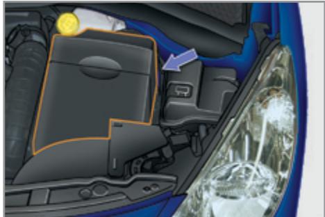 PEUGEOT 207 CC Phase 3 (2012-2015) - Accès à la batterie - 1
