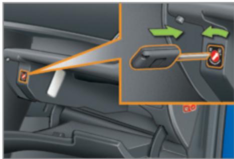 PEUGEOT 207 CC Phase 3 (2012-2015) - Désactivation de l'airbag frontal passager - 3