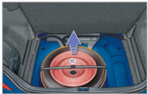 PEUGEOT 207 CC Phase 3 (2012-2015) - Retrait de la roue - 1