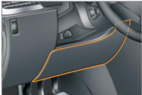 PEUGEOT 207 CC Phase 3 (2012-2015) - Airbag genoux - 1