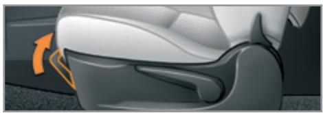 PEUGEOT 207 CC Phase 3 (2012-2015) - Réglage de l'inclinaison du dossier - 2