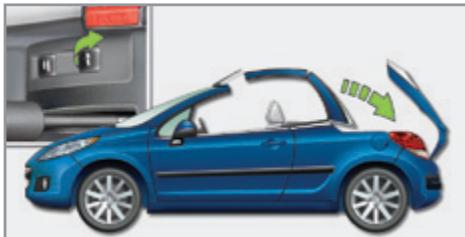 PEUGEOT 207 CC Phase 3 (2012-2015) - Fermeture du toit - 2