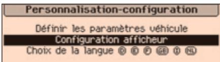 PEUGEOT 207 CC Phase 3 (2012-2015) - Menu "personnalisation-configuration - 1