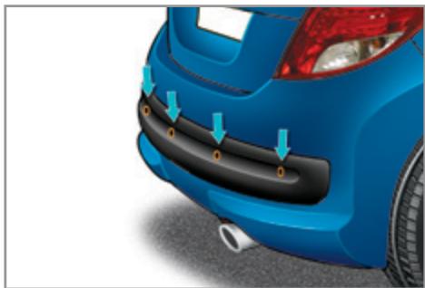 PEUGEOT 207 CC Phase 3 (2012-2015) - AIDE graphique et SONORE au stationnement arrière - 1