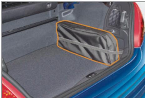 PEUGEOT 207 CC Phase 3 (2012-2015) - Housse de rangement du filet anti-remous (windstop) - 1