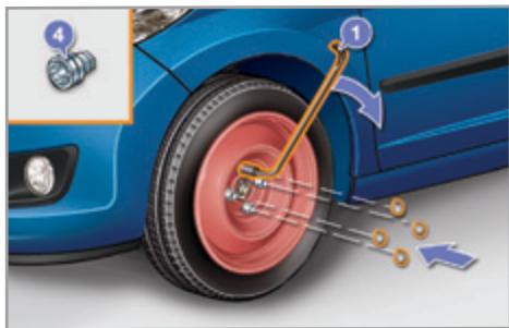 PEUGEOT 207 CC Phase 3 (2012-2015) - Après un changement de roue - 1