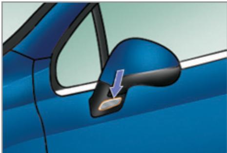 PEUGEOT 207 CC Phase 3 (2012-2015) - Changement des répétiteurs latéraux de clignotant intégré - 1