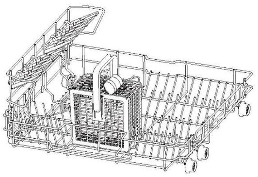 CANDY CP6E51LS - Panier - 1