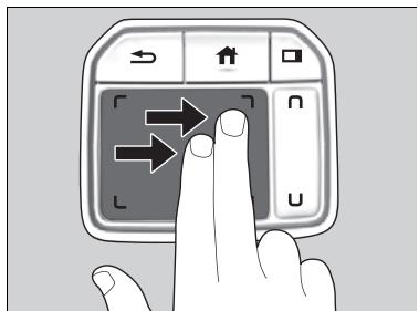 Acura RDX (2019) - ■ Écrire un caractère à la main - 1